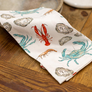 20" Seafood Hand Towel