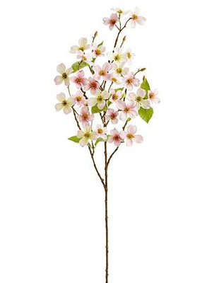 31" Pink & Cream Mini Dogwood Floral Spray-Spring Floral-Ellis Home & Garden