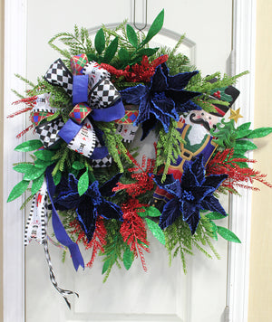 DIY Nutcracker Christmas Wreath