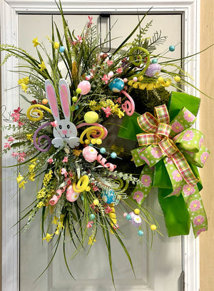 DIY Easter Moss Wreath