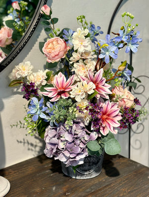 DIY Spring Florals Arrangement