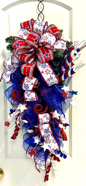 DIY Patriotic Teardrop