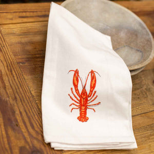 20" Crawfish Hand Towel