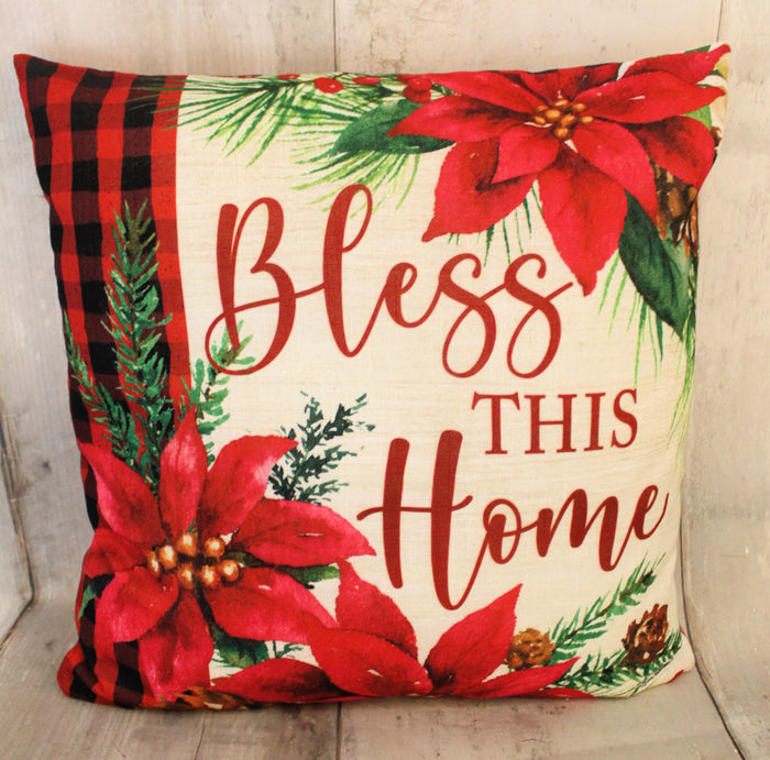 17" Bless This Home Pillow