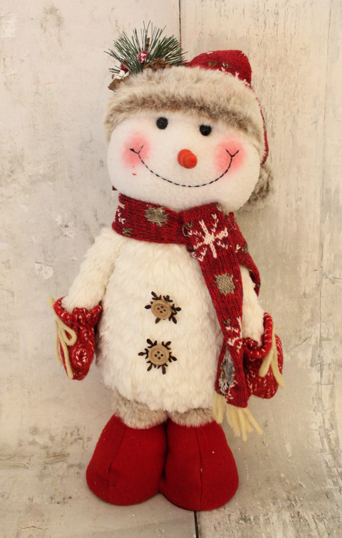 14" Cozy Friends Snowman