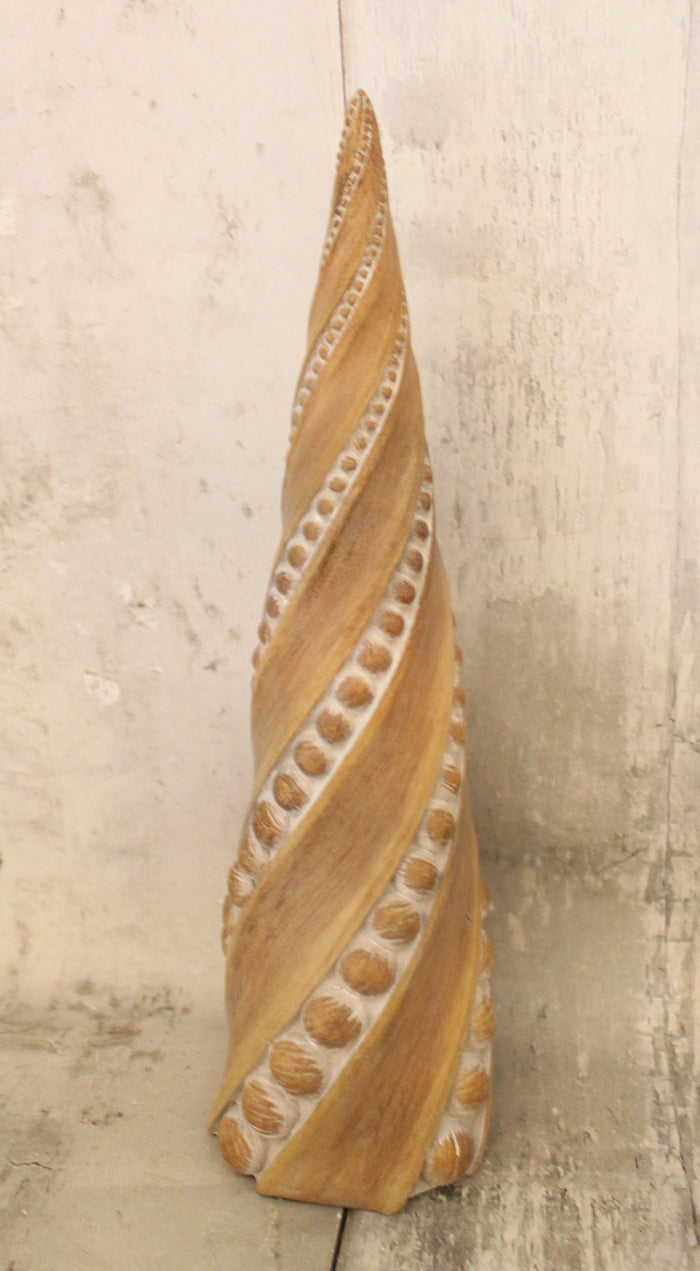 16" Wood Beaded Tree
