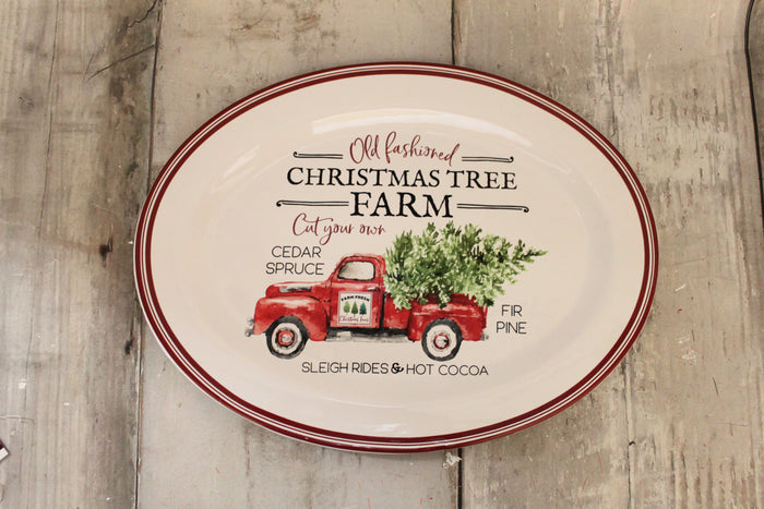 Christmas Tree Farm Platter