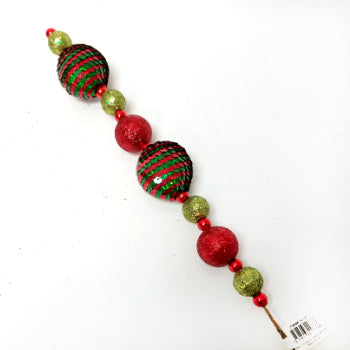 24" Christmas Sequin Ball Pick - 2 colors
