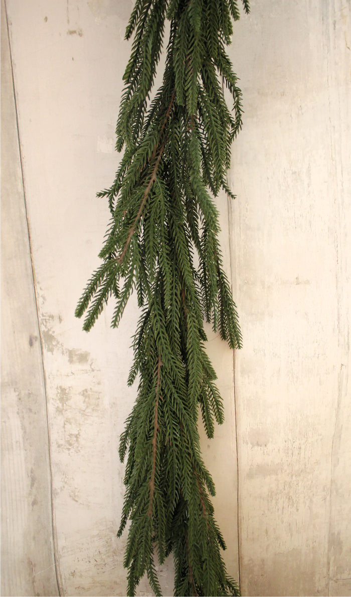6' Soft-touch Norfolk Pine Garland