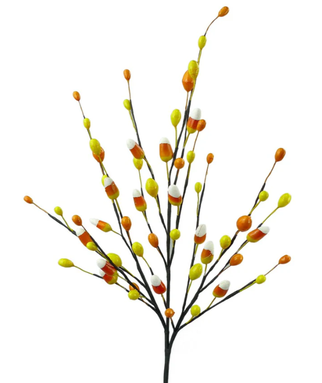 24" Candy Corn Spray