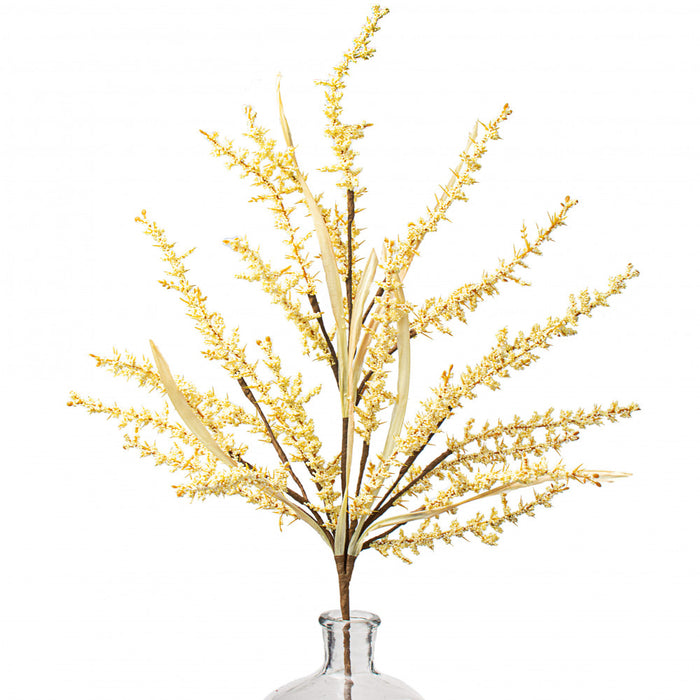 27" Cream Fall Feather Reed Grass Spray