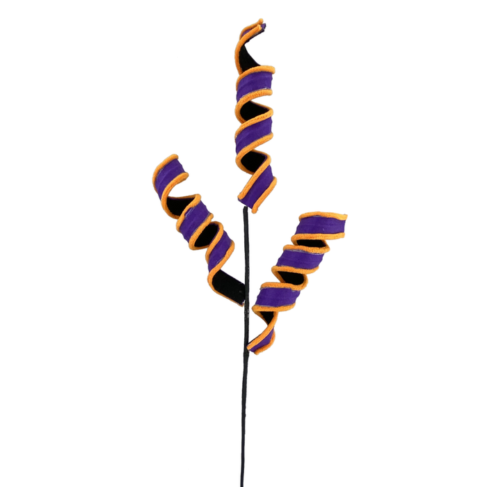 30" Halloween Fabric Curly Spray