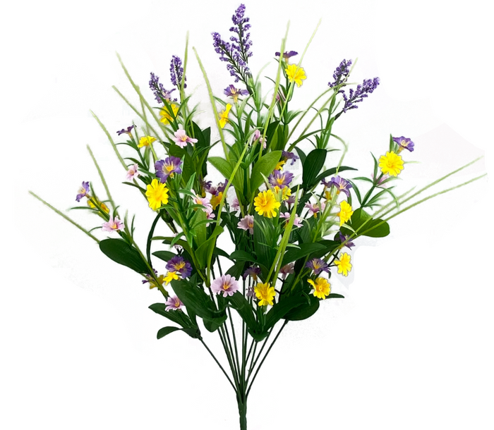 21" Yellow & Purple Astilbe Filler Bush