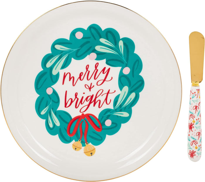 9" Merry & Bright Plate