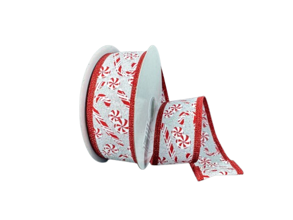 1.5" Christmas Candy Ribbon