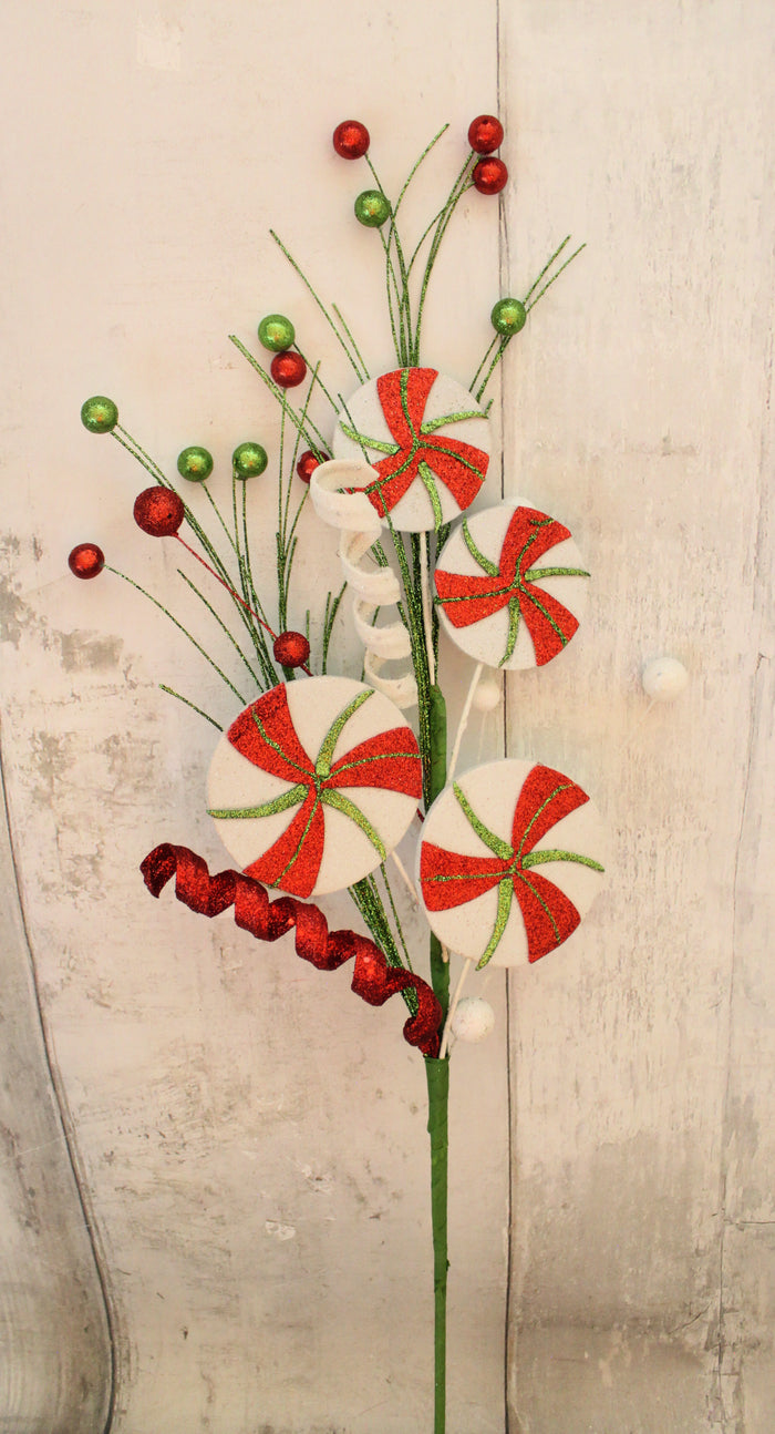 24" Peppermint Spray