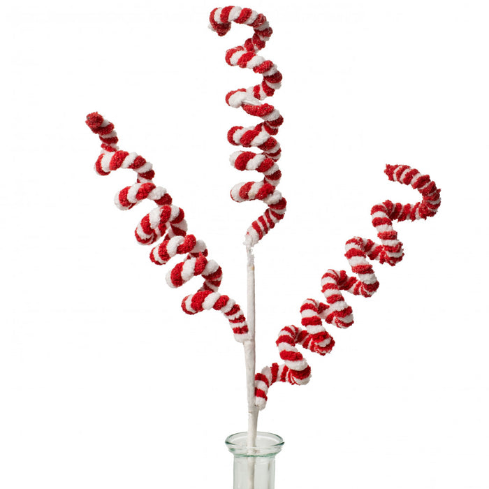 16" Peppermint Curly Pick