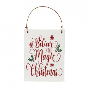 5.5" Believe in the Magic Christmas Ornament