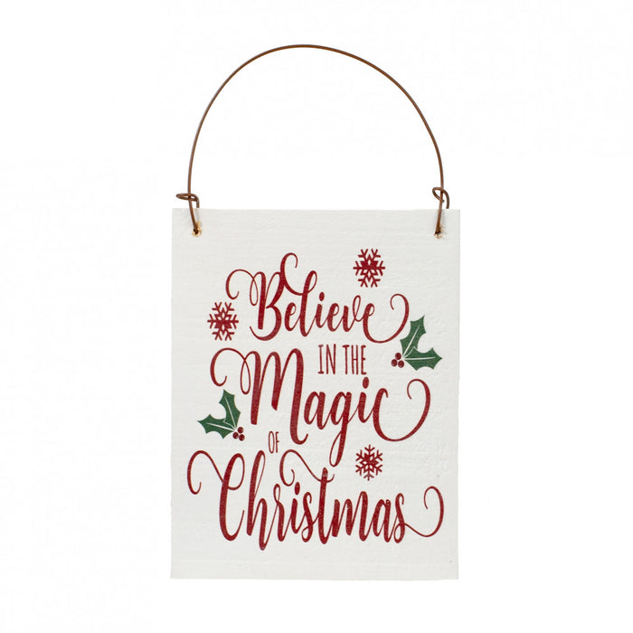 5.5" Believe in the Magic Christmas Ornament