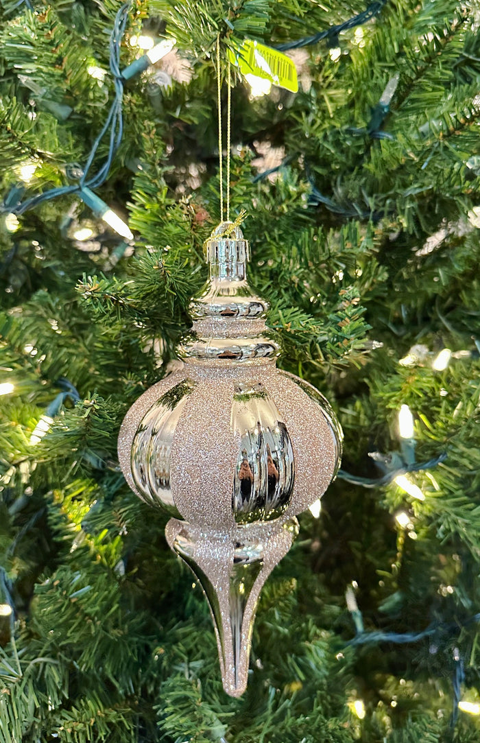 10" Champagne Drop Christmas Ornament