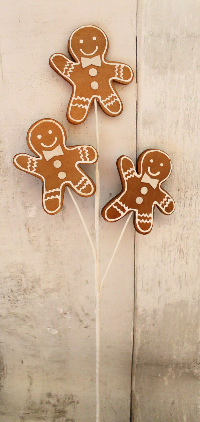 24" Gingerbread Man Spray
