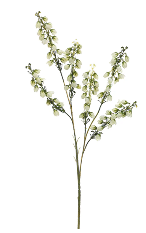 27" White Baby Blossom Spray
