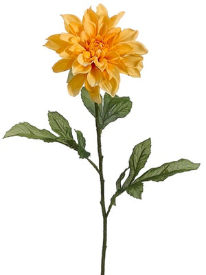 29" Yellow Dahlia Spray