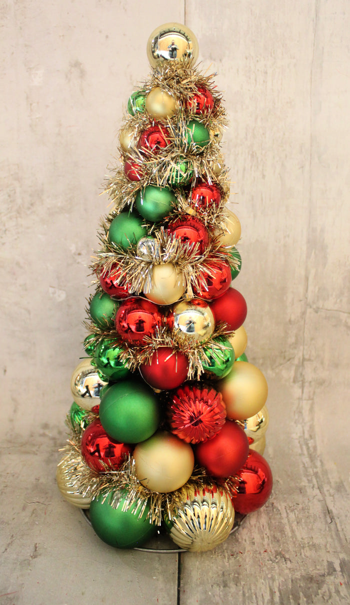 16" Illuminated Ornament Tree