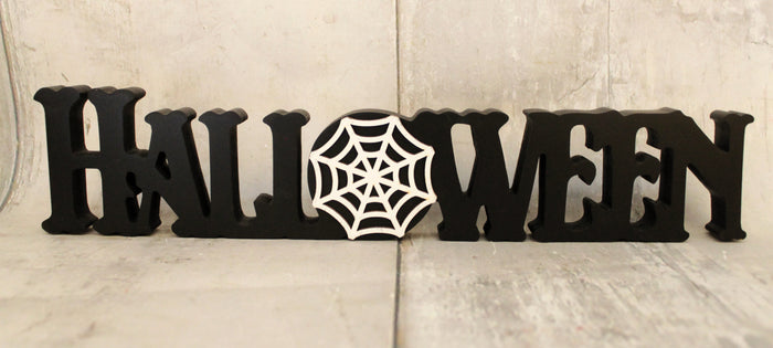 15.5" Halloween Block Decor