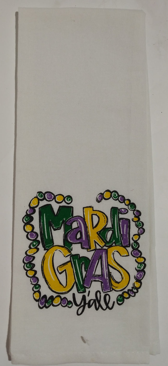 Mardi Gras Hand Towel - Fleur de Lis
