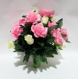 Open Rose Memorial Cone
