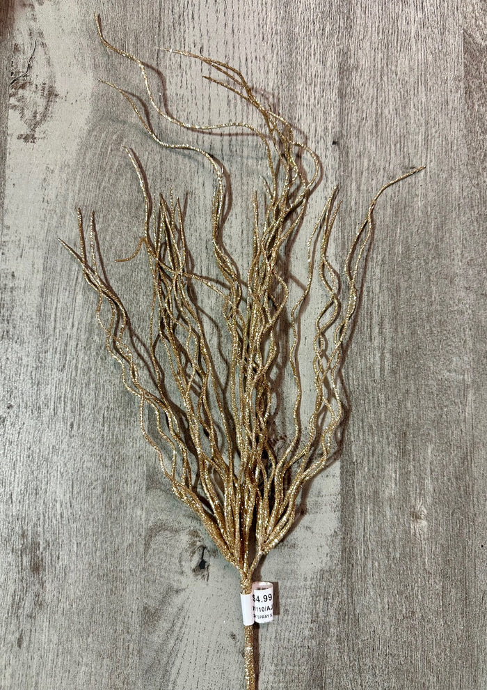 24" Champagne Willow Spray