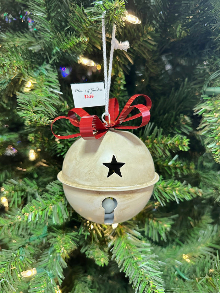 4" Metal Jingle Bell Ornaments