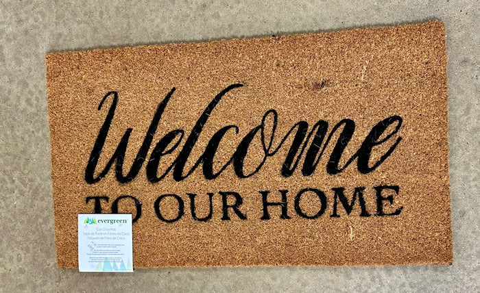 16"x28" Welcome to Our Home Coir Mat