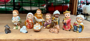11pc Children's Nativity Set