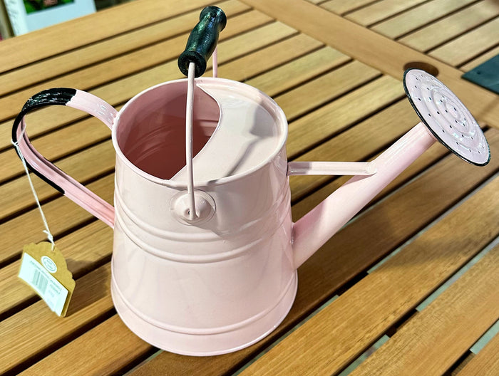 Pink Metal Watering Can