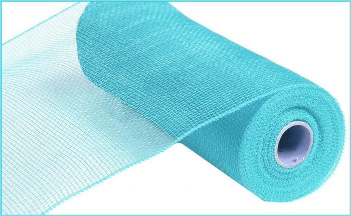 10" Turquoise Blue Value Deco Mesh