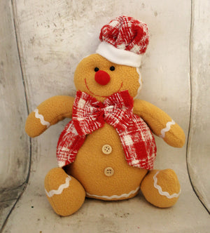 10" Plush Gingerbread Boy