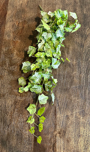 28" Grape Leaves Ivy Hanging Bush