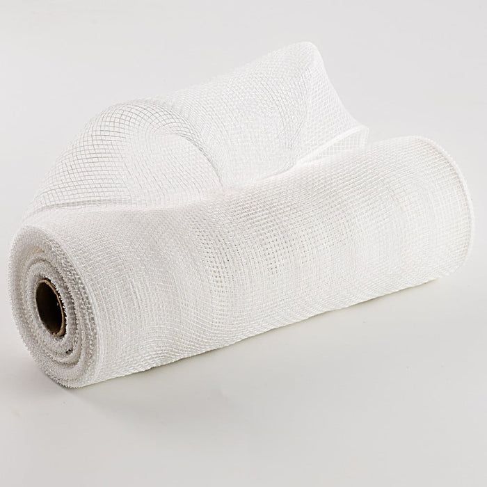 10" White Value Deco Mesh