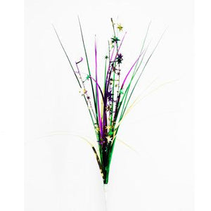 Mardi Gras Onion Grass Spray - set of 3-Ellis Home & Garden