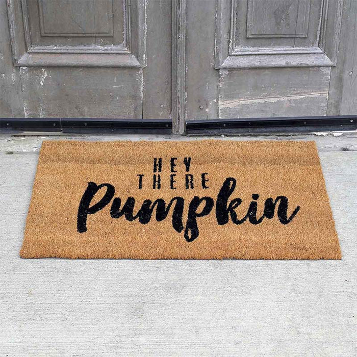 Hey There Pumpkin Coir Doormat
