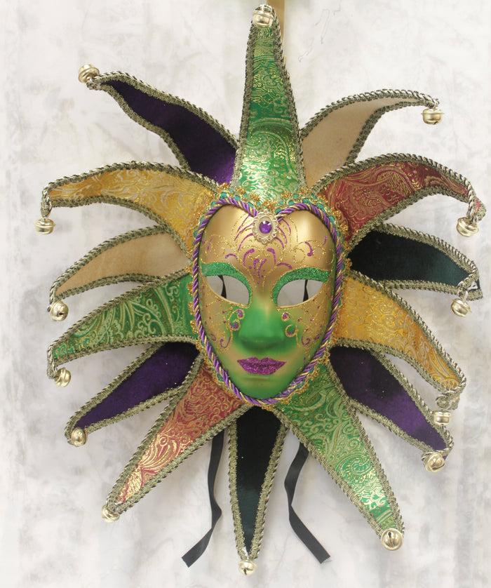 24" Full Face Mardi Gras Mask