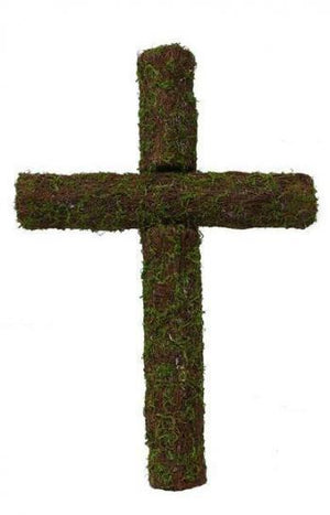 24" Moss & Angel Vine Cross-Grapevine & Drieds-Ellis Home & Garden