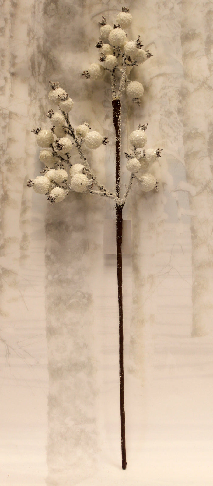 28" Snowball Floral Spray