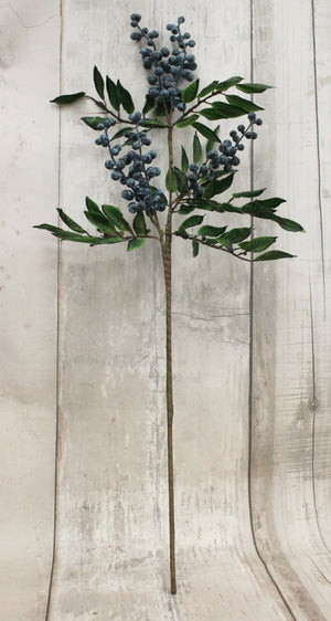 28" Spring Blueberry Spray-Spring Floral-Ellis Home & Garden