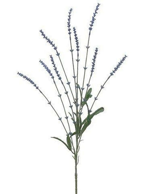 33" Lavender Floral Spray-Floral Stems-Ellis Home & Garden