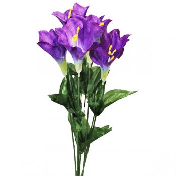 Purple Trumpet Lily Spring Floral Bush