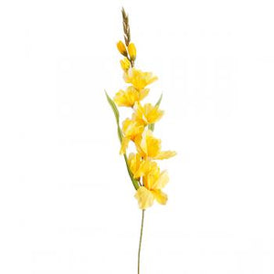 Yellow Gladiolus Spring Floral Stem-Spring Floral-Ellis Home & Garden