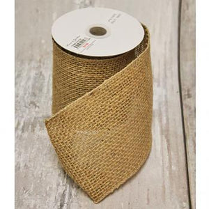 4" Jute ribbon-Burlap Ribbon-Ellis Home & Garden